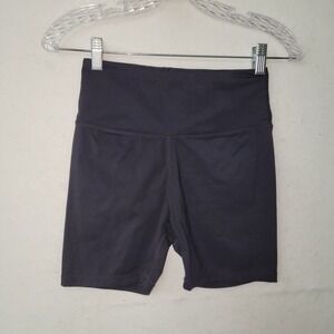 PROMOVER‎ Womens XS Black High Rise Athletic Biker Shorts Yoga Workout Training